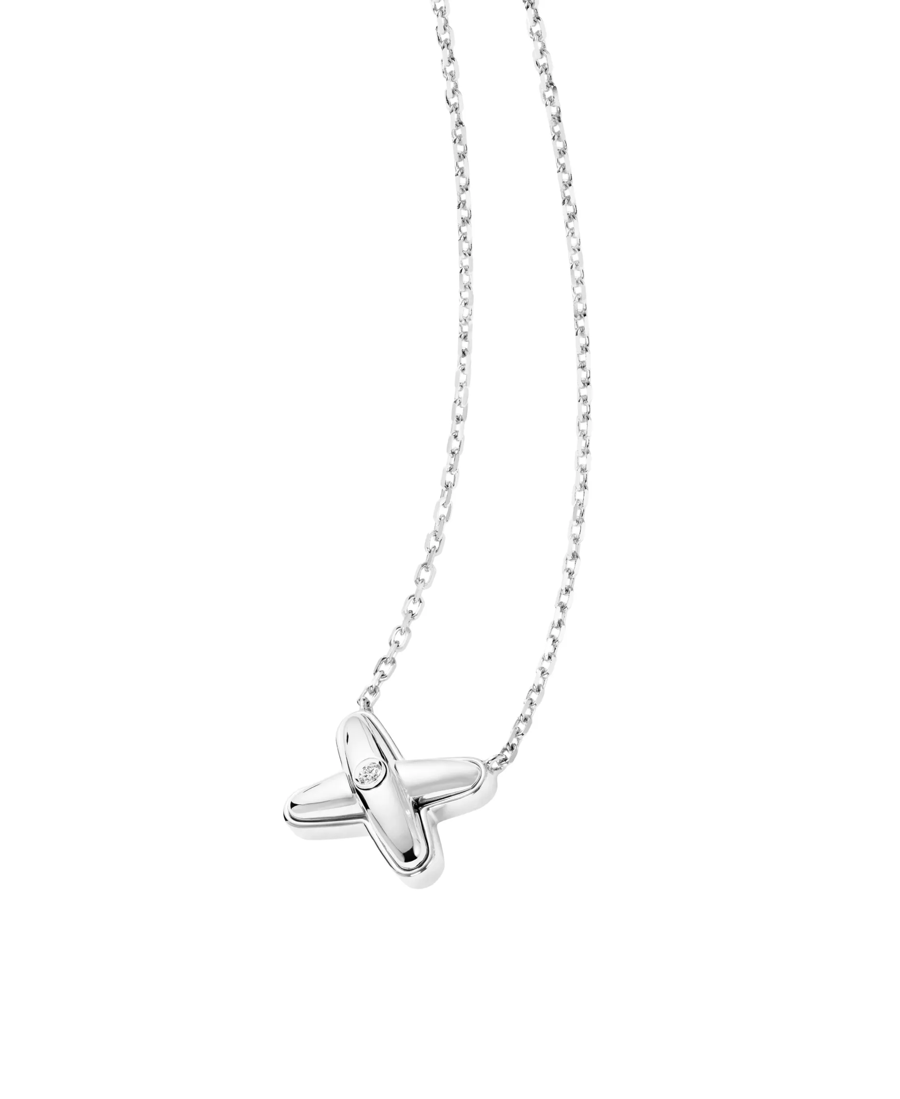 Colgante Chaumet Jeux de Liens Oro Blanco y Diamantes | 085860
