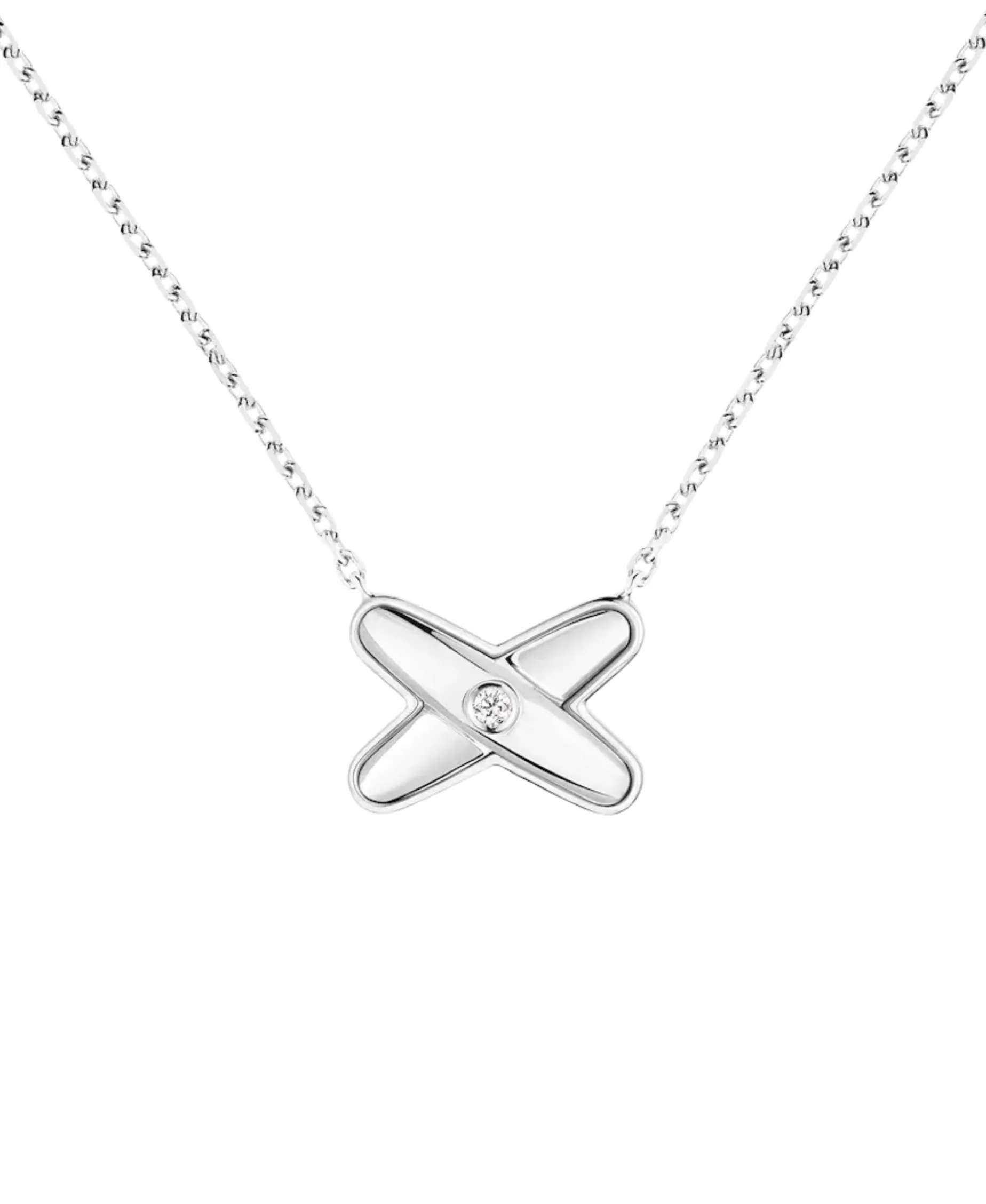 Colgante Chaumet Jeux de Liens Oro Blanco y Diamantes | 085860