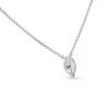Colgante con Diamante Talla Marquise 0,68 cts en Oro Blanco