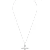 Colgante Cruz Swarovski Insigne Baño Rodio Circonitas | 5675573