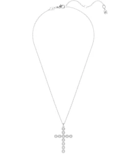 Colgante Cruz Swarovski Insigne Baño Rodio Circonitas | 5675573