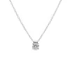 Colgante Diamante Solitario 0,54 cts en Oro Blanco