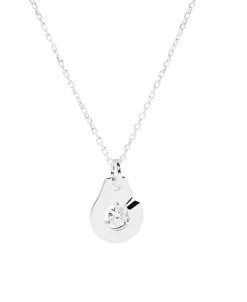 Colgante Menottes Dihn Van Oro Blanco y Diamante | 667112