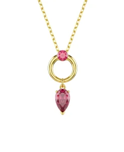 Colgante Mesmera SWAROVSKI Tallas Mixtas Rojo con Baño Tono Oro | 5732487