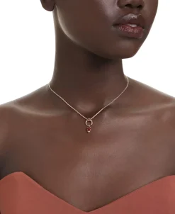 Colgante Mesmera SWAROVSKI Tallas Mixtas Rojo con Baño Tono Oro | 5732487