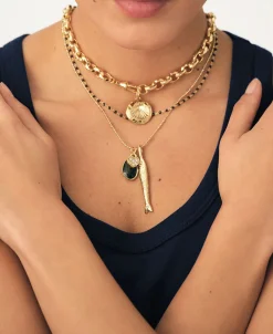 Colgante Pez AGATHA París Talismans Dorado | 02880133-157-TU