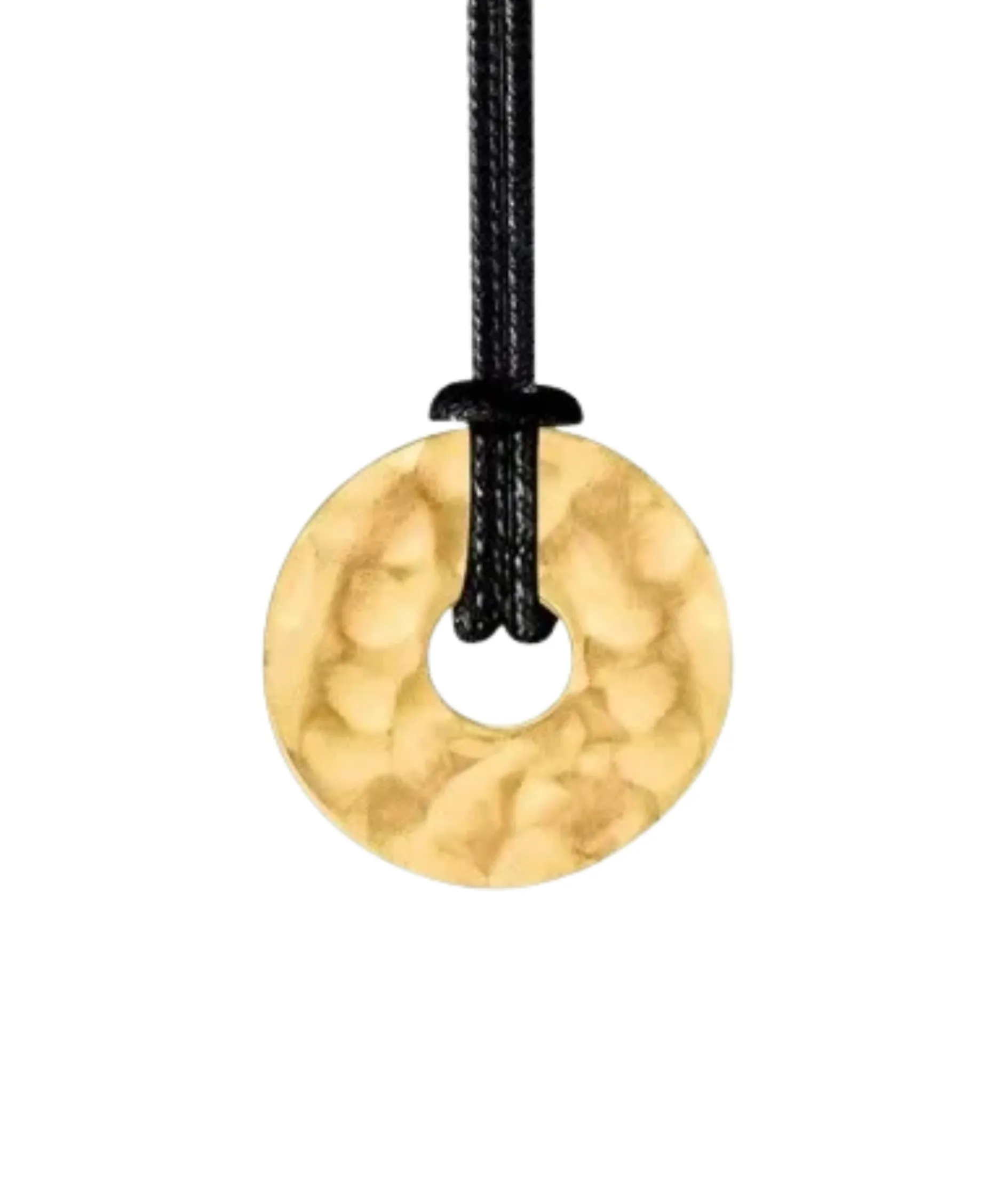 Colgante Pi Dinh Van Oro Amarillo 24K Cordón Negro | 739201