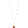 Colgante Venetian Medallions Roberto Coin en Oro Amarillo con Ágata roja y diamantes - ADV888CL2411_Y_045