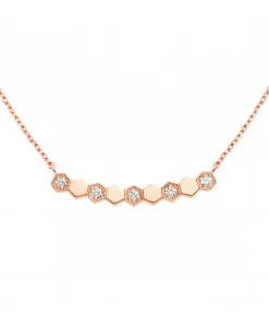Collar Bee de Chaumet Oro Rosa 18K y Diamantes | 083983
