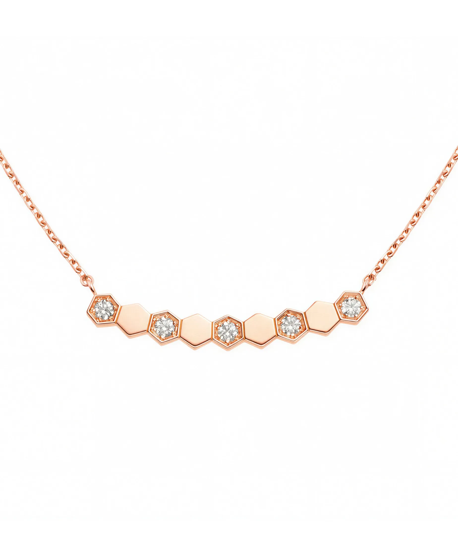 Collar Bee de Chaumet Oro Rosa 18K y Diamantes | 083983