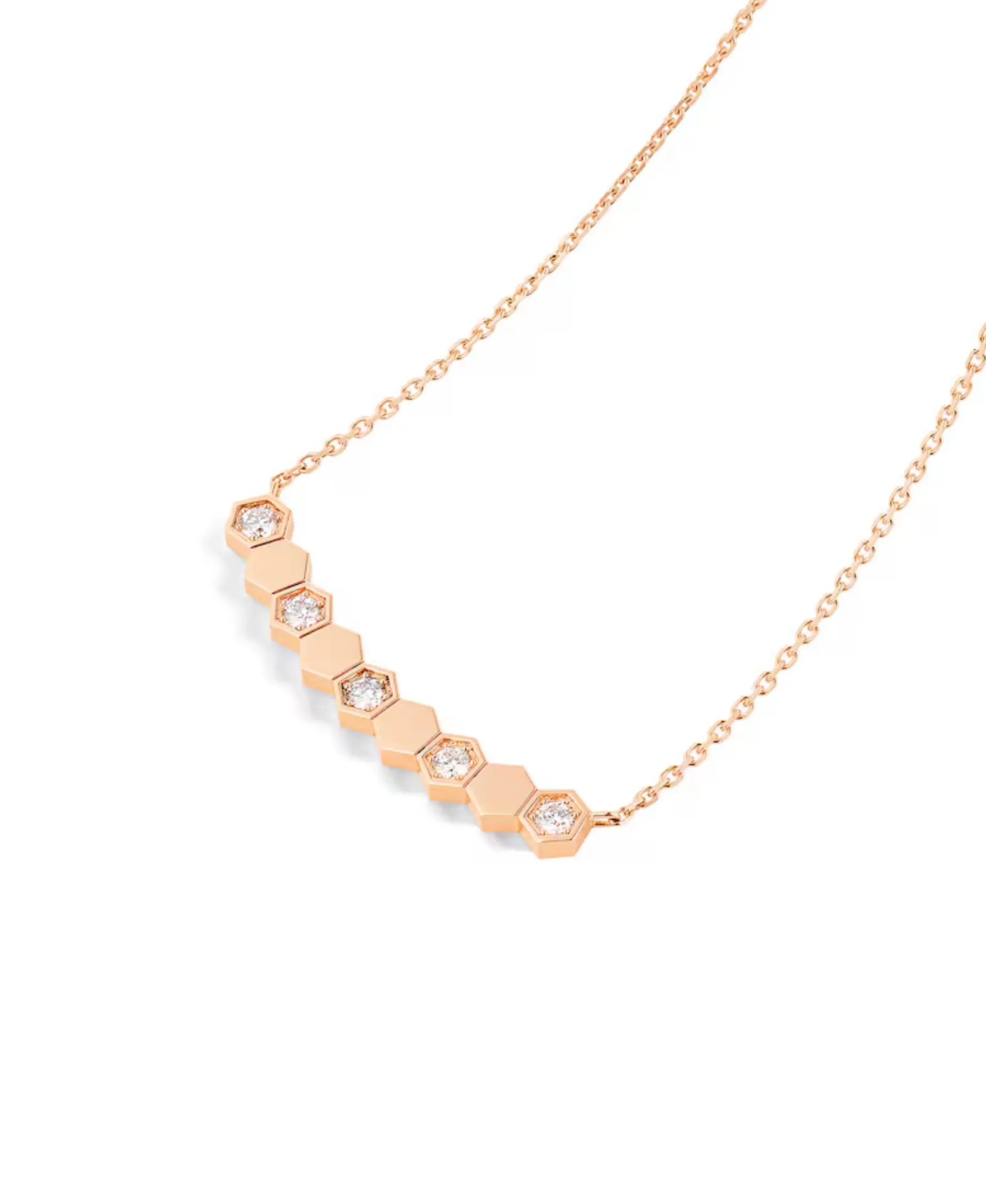 Collar Bee de Chaumet Oro Rosa 18K y Diamantes | 083983
