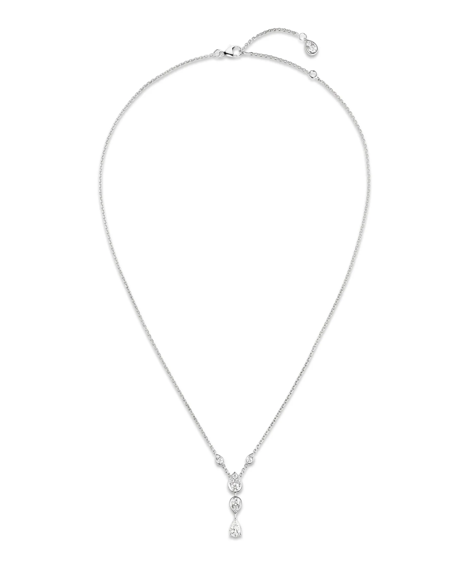 Collar Chaumet Joséphine Oro Blanco 18K y Diamante | 083855