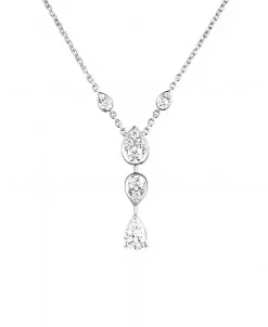 Collar Chaumet Joséphine Oro Blanco 18K y Diamante | 083855