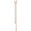Collar Corbata Bee de Chaumet Oro Rosa 18K y Diamantes | 085201