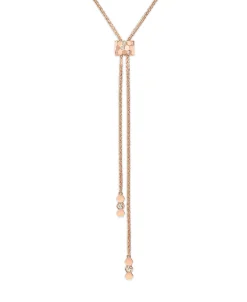 Collar Corbata Bee de Chaumet Oro Rosa 18K y Diamantes | 085201