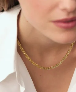 Collar Corto Bizantina AGATHA París Dorado | 02680412-157-TU