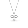 Collar Diamond Princess Carousel en Oro Blanco y Diamantes - ADR888CL2572_W_045