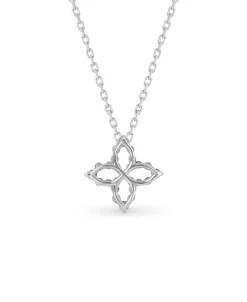 Collar Diamond Princess Carousel en Oro Blanco y Diamantes - ADR888CL2572_W_045