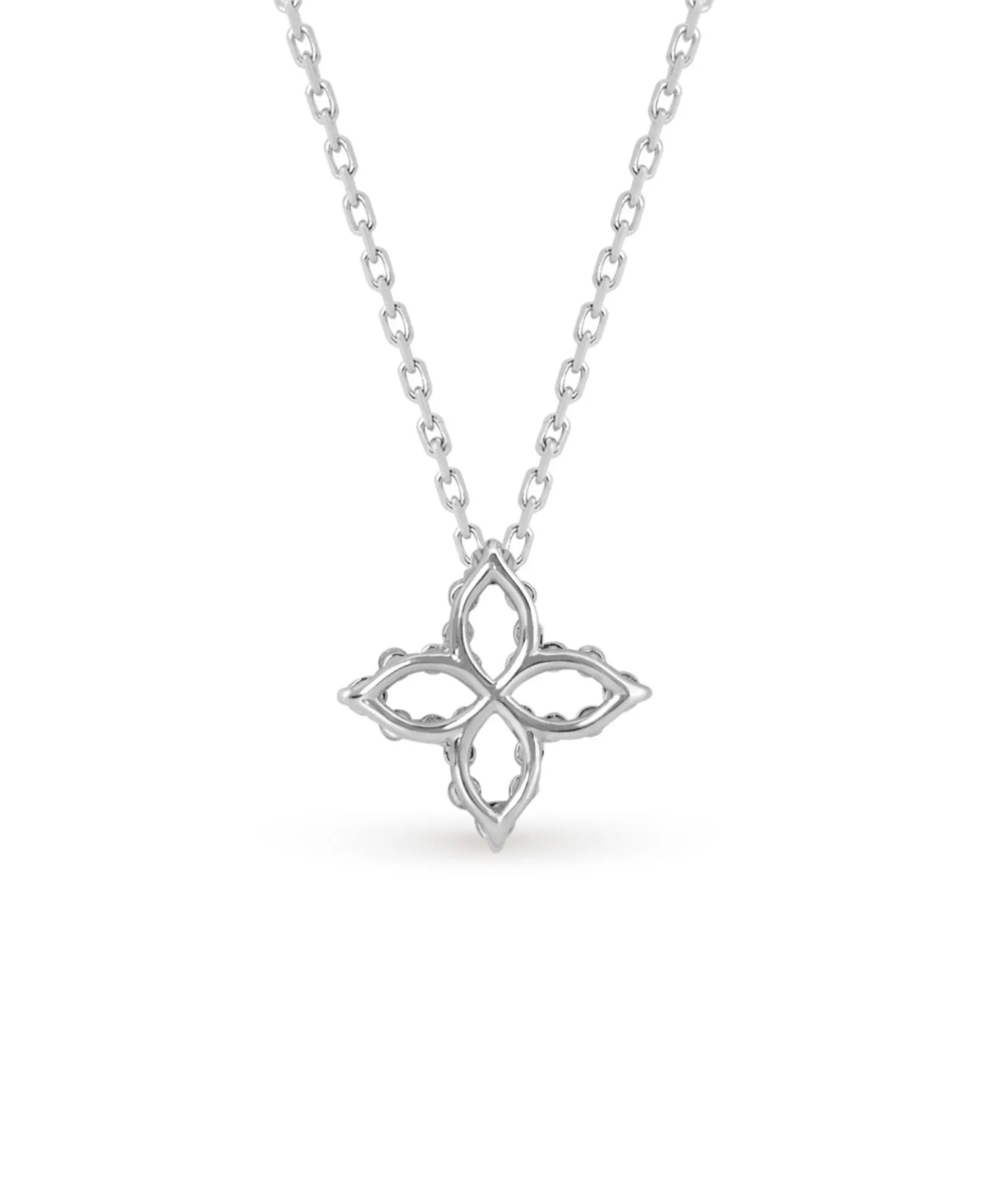 Collar Diamond Princess Carousel en Oro Blanco y Diamantes - ADR888CL2572_W_045