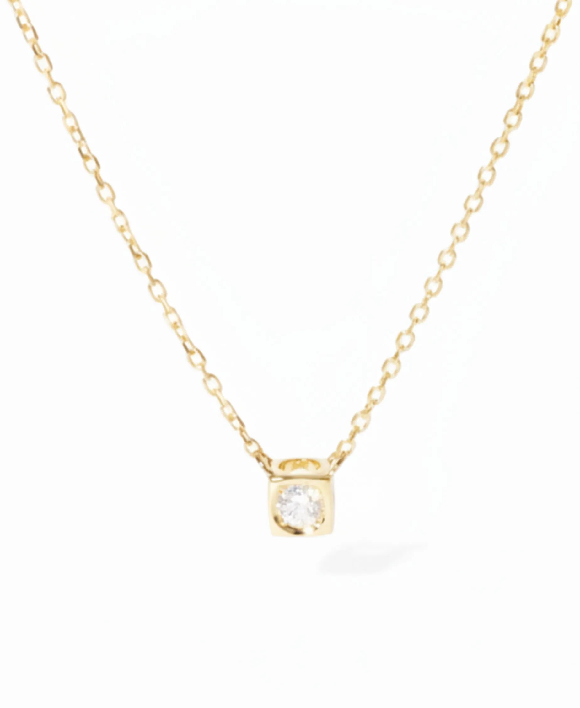 Collar Dinh Van Le Cube Diamant M Oro Amarillo | 608311