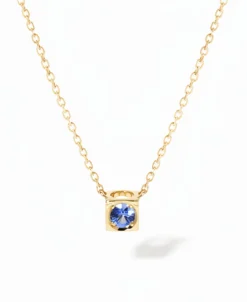 Collar Dinh Van Le Cube XS Con Zafiro Azul | 608711