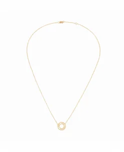 Collar Dinh Van Pulse Redondo Oro Amarillo y Diamantes | 628411