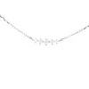 Collar Estela PDPAOLA Plata con Baño de Oro 18K y Circonitas Blancas | CO02-B61-U