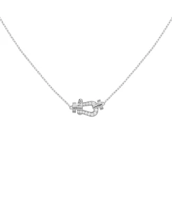 Collar FRED Force 10 Oro Blanco Diamantes | 7B0281