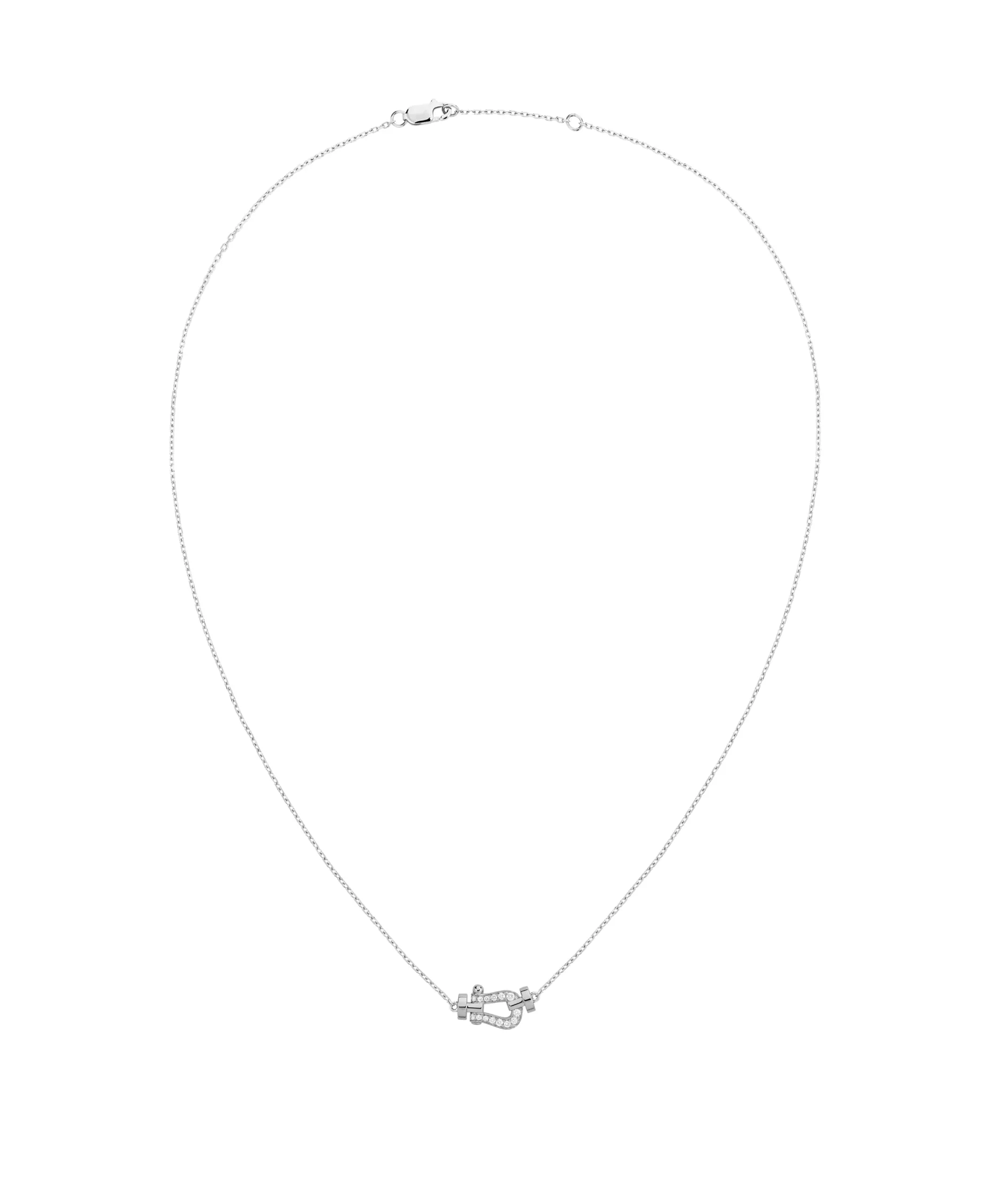 Collar FRED Force 10 Oro Blanco Diamantes | 7B0281