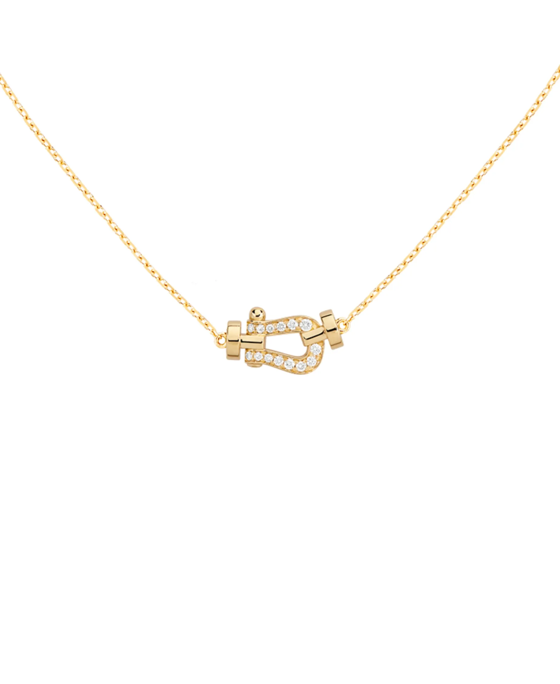 Collar FRED Force 10 Rise Oro Amarillo y Diamantes | 7B0279