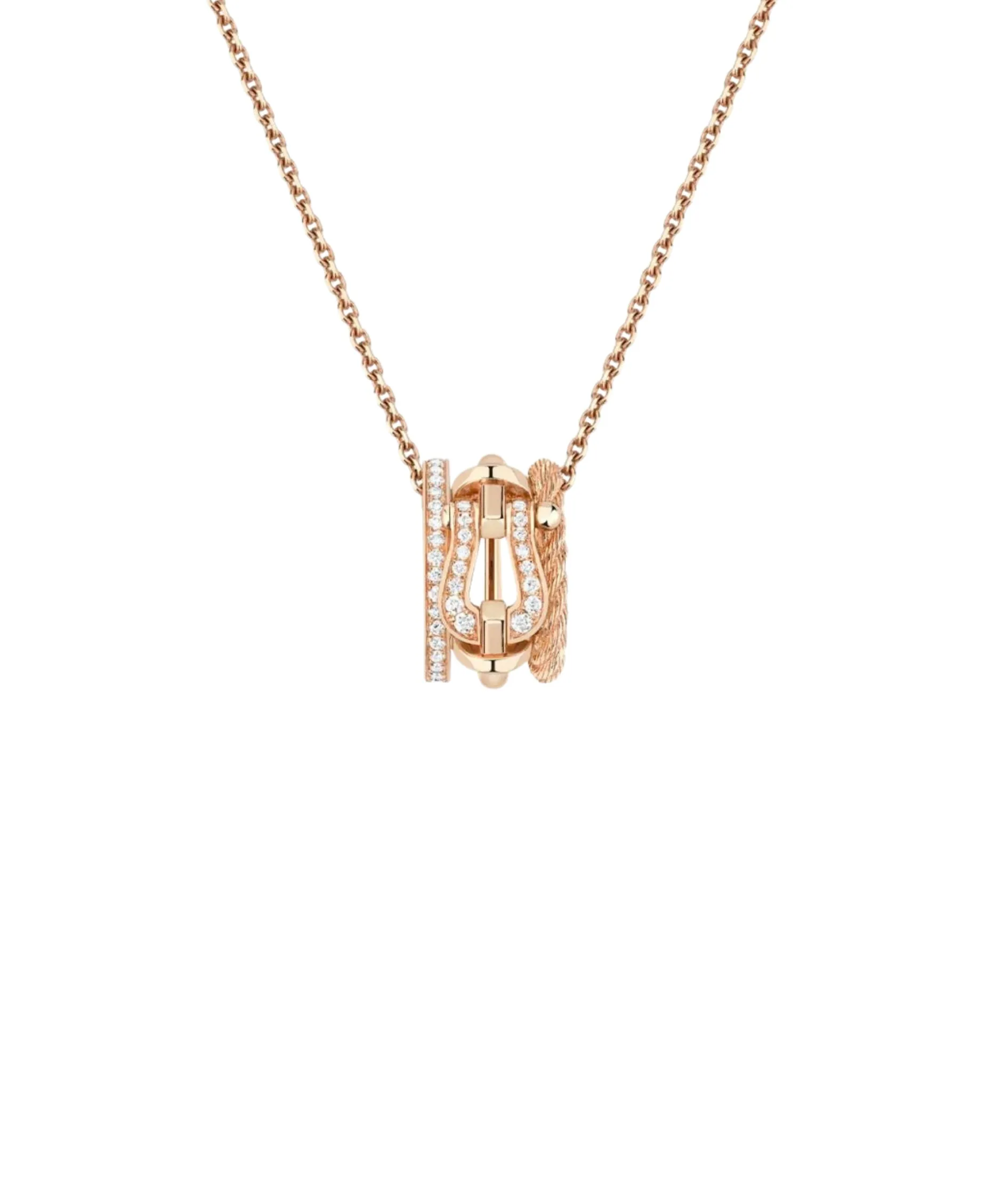 Collar FRED Force 10 Rise Oro Rosa Diamantes | 3B0312