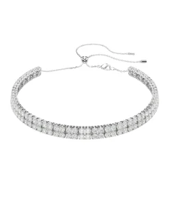 Collar Gargantilla Tennis Matrix SWAROVSKI Blanca Baño de Rodio | 5708936