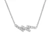 Collar Gold&Roses Skyline Oro Blanco y Diamantes | GR-234.1