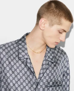 Collar Gucci Eslabón Link To Love Oro Bicolor - YBB78667100100U