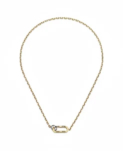 Collar Gucci Eslabón Link To Love Oro Bicolor - YBB78667100100U