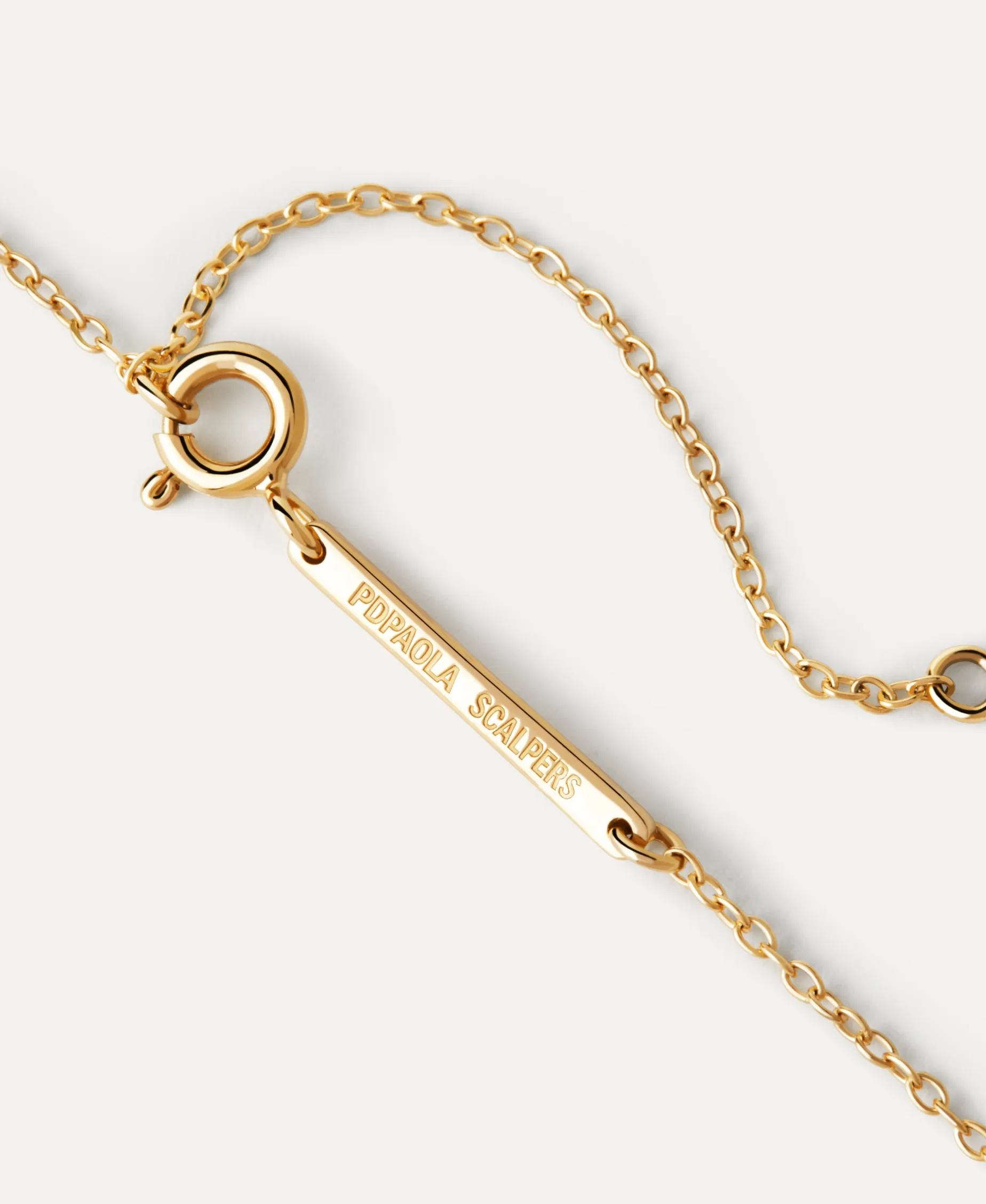 Collar Lava PDPAOLA Plata con Baño de Oro 18K y Circonitas Blancas | CO01-819-U