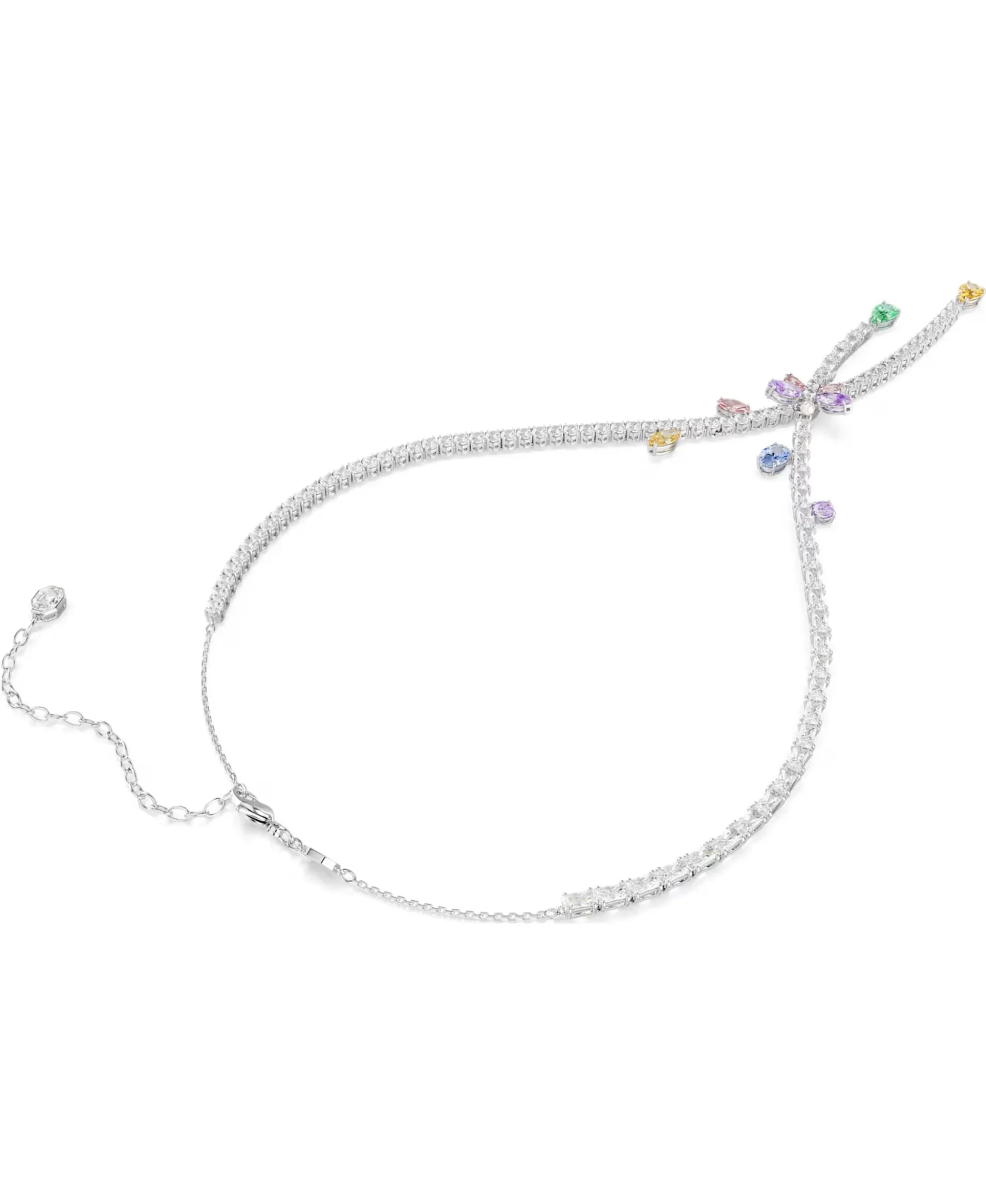 Collar Libélula Ariana Grande x Swarovski Baño de Rodio Cristales y Circonita | 5737424