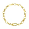 Collar Marina García Plata Baño de Oro Circonitas | 9159GD1