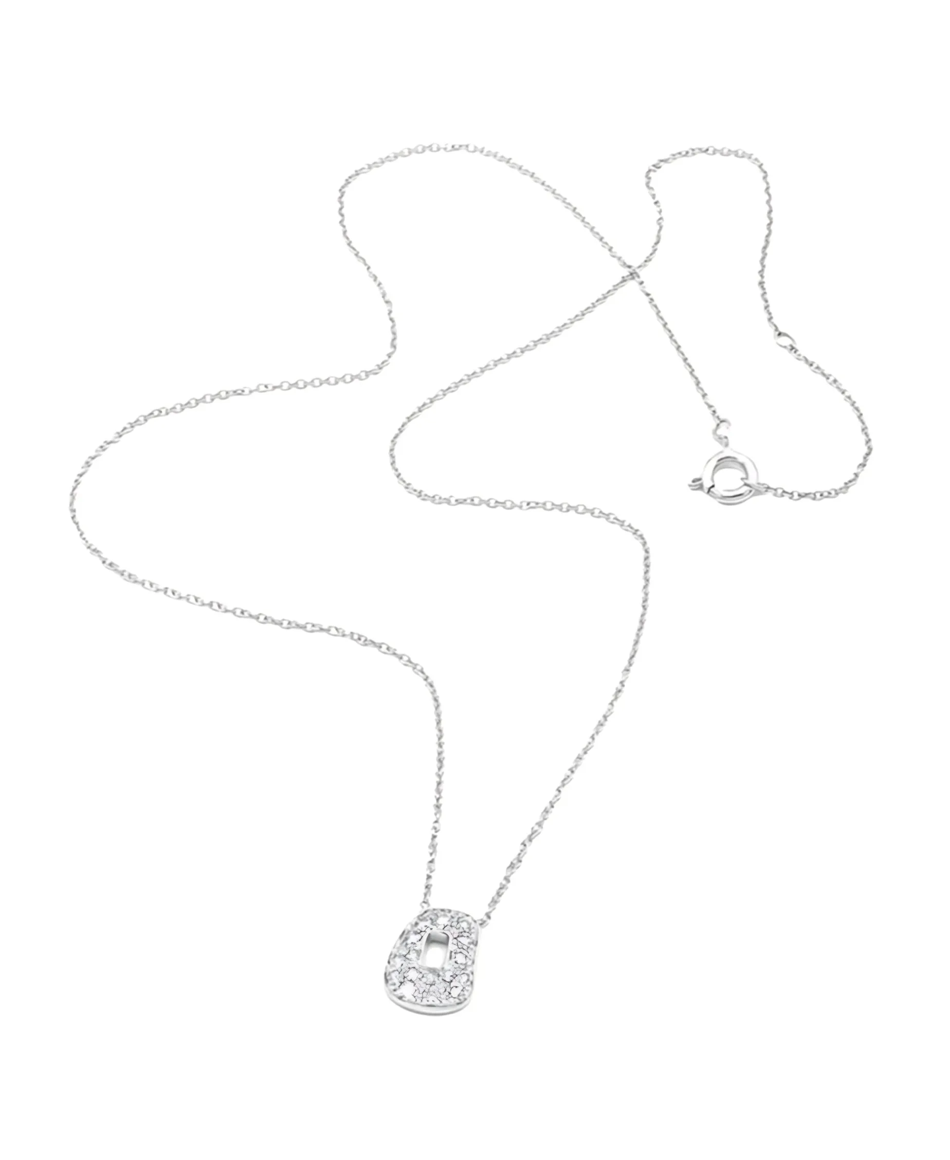 Collar Mattioli Mini Puzzle Con Diamantes En Oro Blanco | MCT054B102W