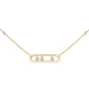 Collar Messika Baby Move Pavé Oro Amarillo | 04323-YG