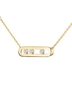 Collar Messika Baby Move Pavé Oro Amarillo | 04323-YG