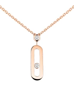 Collar Messika Largo Move Uno Oro Rosa | 10111-PG