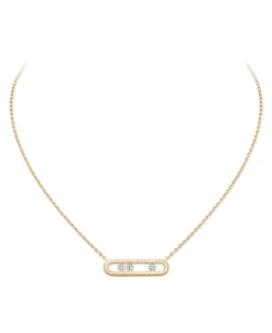 Collar Messika Move Classique Ciselé Oro Amarillo | 14667-YG
