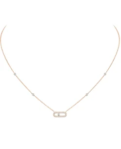 Collar Messika Move Uno Oro Rosa | 04708-PG