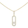 Collar Messika Move Uno Pavé Oro Amarillo | 12058-YG