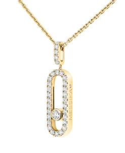 Collar Messika Move Uno Pavé Oro Amarillo | 12058-YG