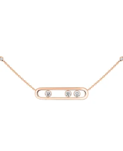 Collar Messika Oro Rosa y Diamante Move | 03997-PG