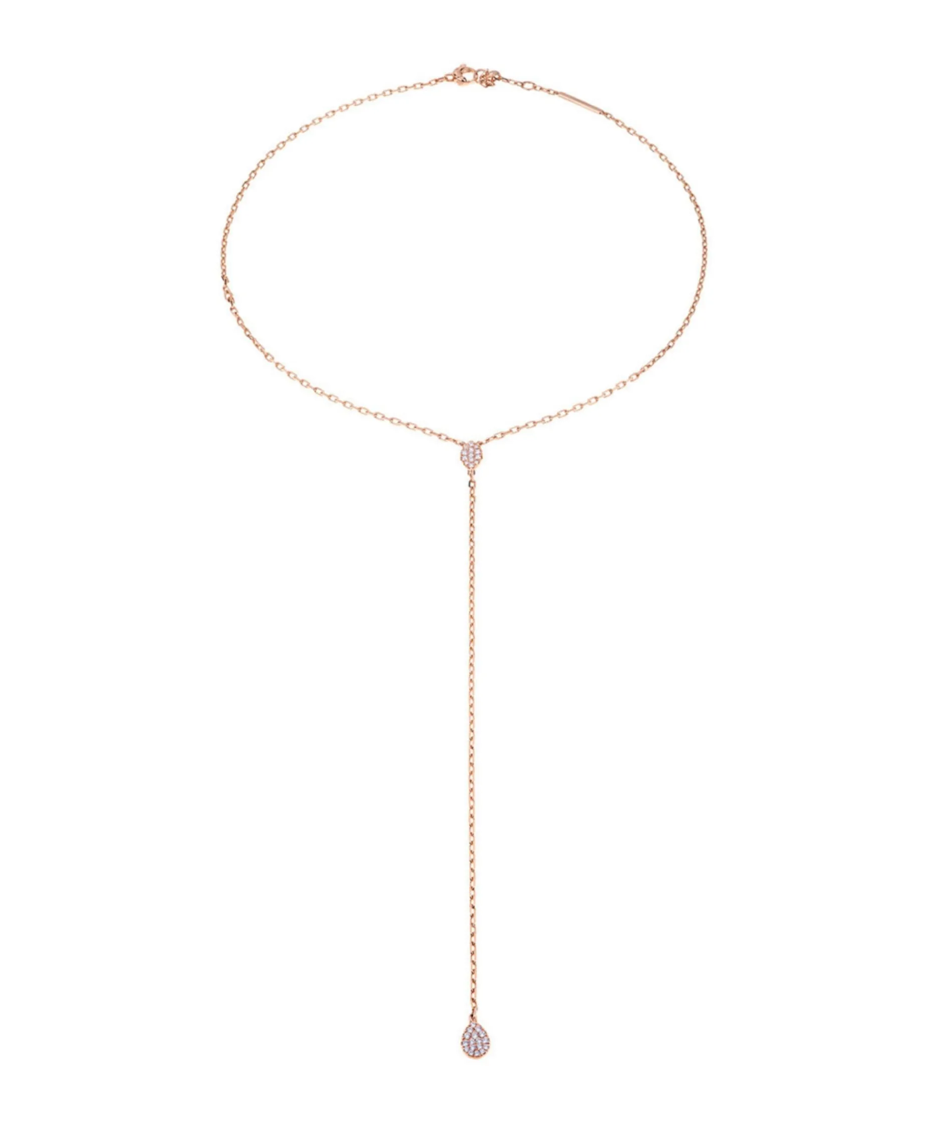 Collar Multiposición en Oro Rosa y Diamantes