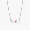 Collar Pandora Flecha y Corazón Cristal de Murano | 393669C01