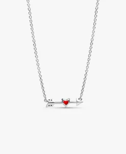 Collar Pandora Flecha y Corazón Cristal de Murano | 393669C01